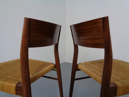 Teak Side Chairs by Georg Leowald for Wilkhahn, 1960s, Set of 4-RDW-863513