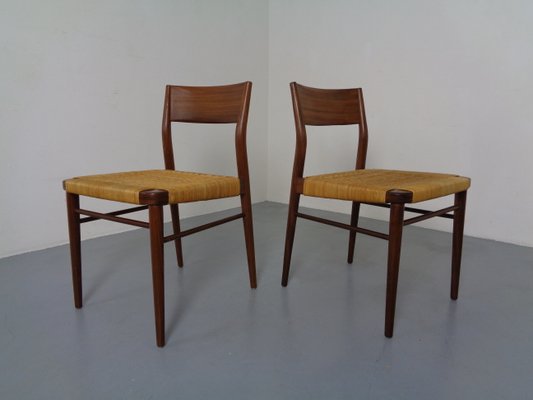 Teak Side Chairs by Georg Leowald for Wilkhahn, 1960s, Set of 4-RDW-863513