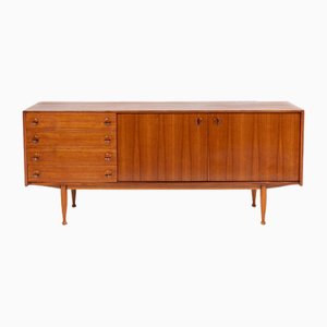 Teak Sideboard with 4 Drawers and 2 Doors, 20th Century-CEJ-1821447