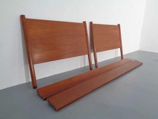 Teak Single Bed by Børge Mogensen for Søborg Møbelfabrik, 1960s-RDW-705942