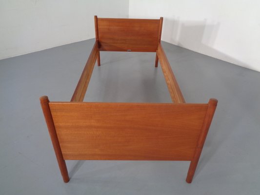 Teak Single Bed by Børge Mogensen for Søborg Møbelfabrik, 1960s-RDW-705942