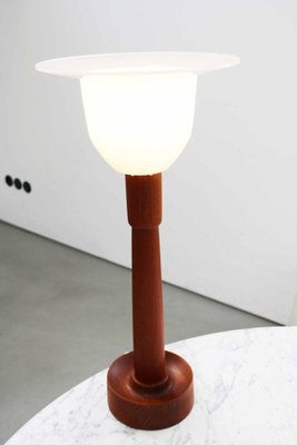 Teak Table Lamp by Uno & Östen Kristansson for Luxus, Sweden, 1970s-FJP-1717689