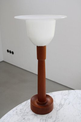 Teak Table Lamp by Uno & Östen Kristansson for Luxus, Sweden, 1970s-FJP-1717689