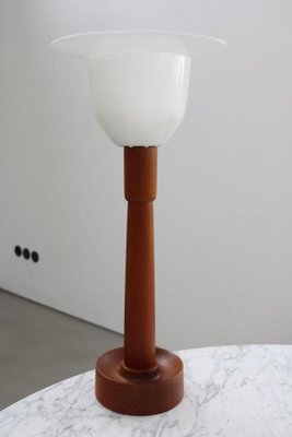 Teak Table Lamp by Uno & Östen Kristansson for Luxus, Sweden, 1970s-FJP-1717689