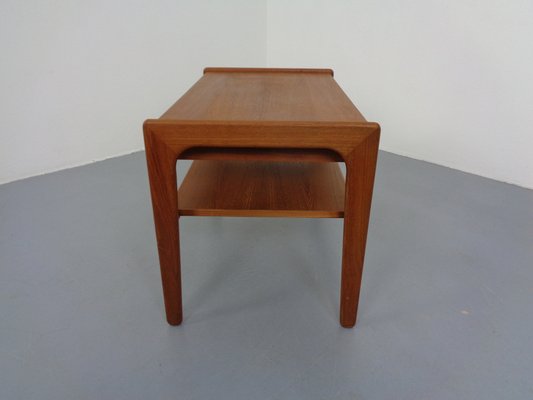 Teak Table with Drawer from Arne Wahl Iversen, Denmark, 1960s-RDW-1354750