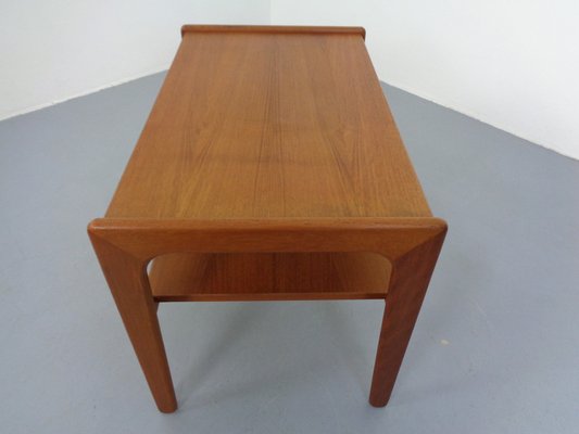 Teak Table with Drawer from Arne Wahl Iversen, Denmark, 1960s-RDW-1354750