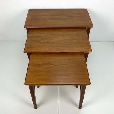 Teak Tables from OPAL-Möbel, Germany, 1960s, Set of 3-FFL-1261735