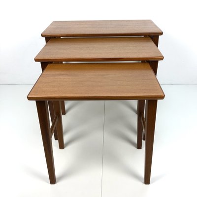 Teak Tables from OPAL-Möbel, Germany, 1960s, Set of 3-FFL-1261735