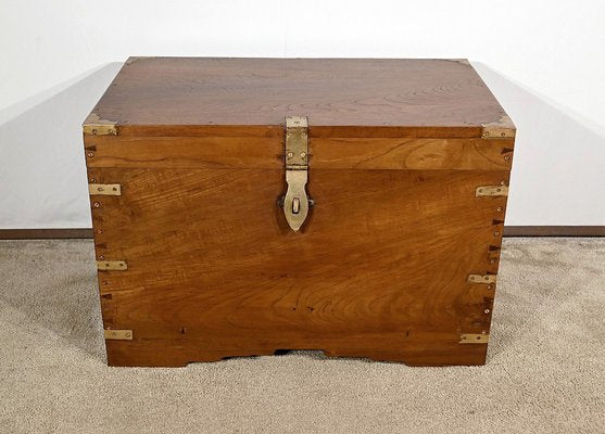 Teak Travel Trunk, 1800s-RVK-1798742