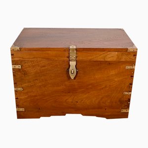 Teak Travel Trunk, 1800s-RVK-1798742