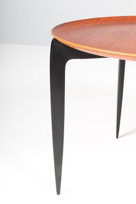 Teak Tray Table by H. Engholm & Svend Åge Willumsen for Fritz Hansen, 1960s-HJB-1194257