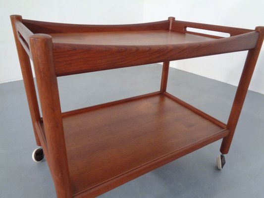 Teak Trolley by Hans J. Wegner for Andreas Tuck, 1950s-RDW-796737