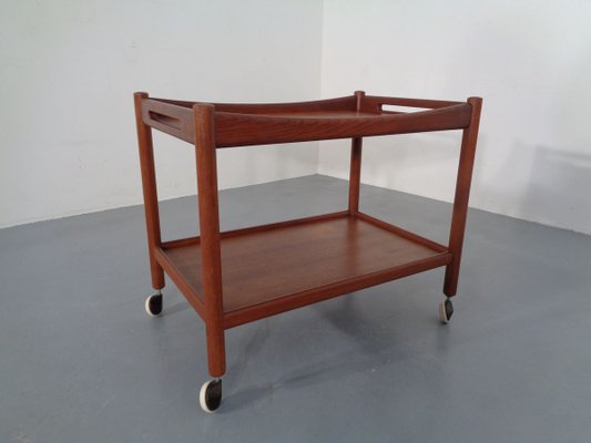 Teak Trolley by Hans J. Wegner for Andreas Tuck, 1950s-RDW-796737