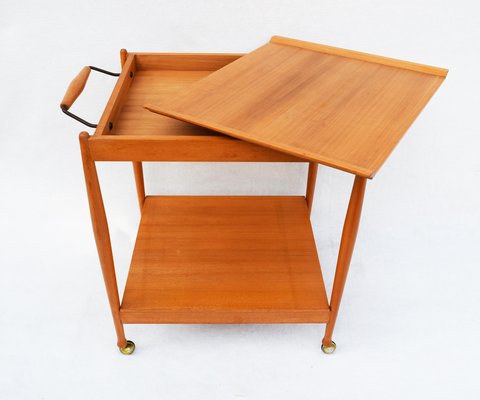 Teak Trolley from Fratelli Reguitti, 1960s-WF-868891