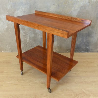 Teak Trolley on Four Roles, 1950s-WK-1160427