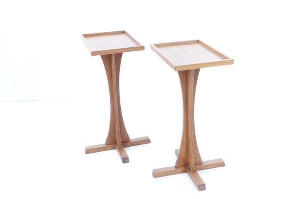 Teak Twin Tables, Set of 2-YSU-1309579