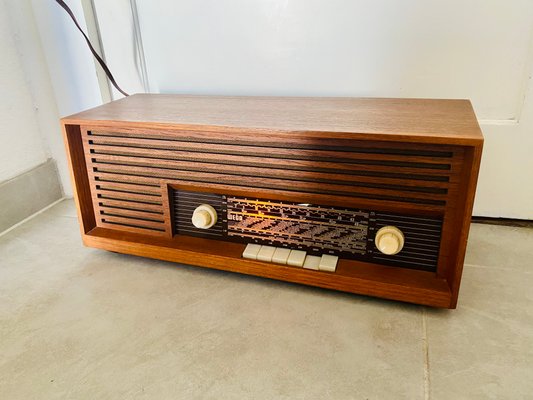 Teak Type 119 Tube Radio from Wega, 1960s-PYR-1344531