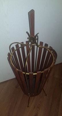 Teak Umbrella Stand, 1960s-QDP-769718