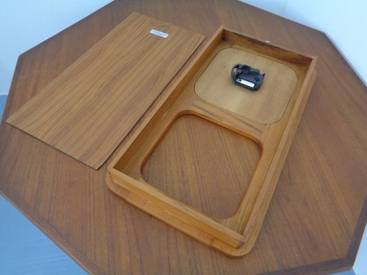 Teak Wall Clock from Danclock, 1960s-RDW-961156