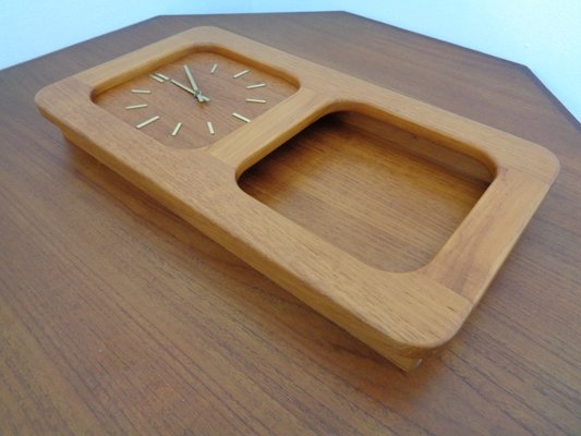 Teak Wall Clock from Danclock, 1960s-RDW-961156