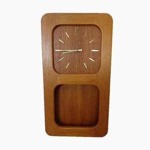 Teak Wall Clock from Danclock, 1960s-RDW-961156