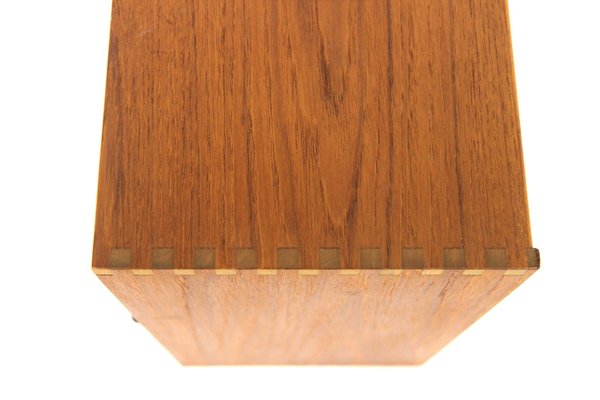 Teak Wall Console by Nils Jonsson for Troeds, Bjärnum, Sweden, 1960s-GEK-1735346