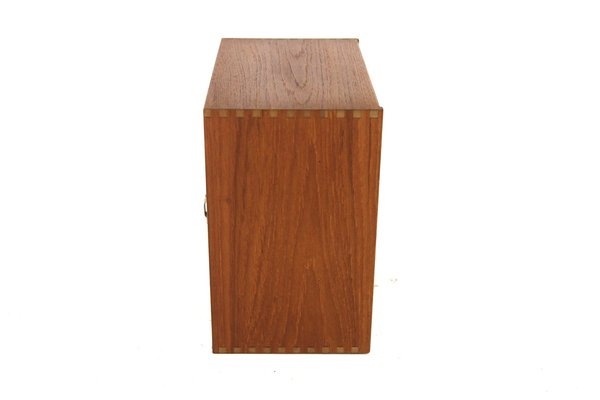 Teak Wall Console by Nils Jonsson for Troeds, Bjärnum, Sweden, 1960s-GEK-1735346