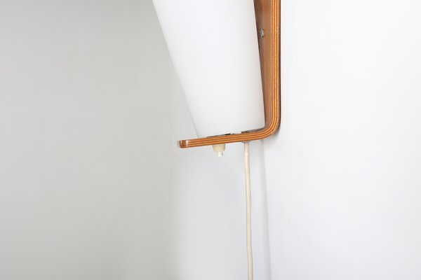 Teak Wall Lamp, 1930s-YSY-1154102