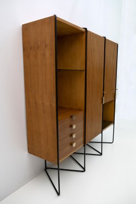 Teak Wall Unit by Taichiro Nakai for La Permanente Mobili, 1950s-FER-1299749