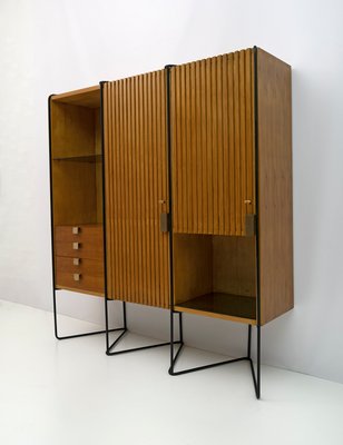 Teak Wall Unit by Taichiro Nakai for La Permanente Mobili, 1950s-FER-1299749