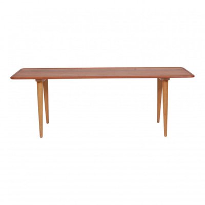 Teak Wood Coffee Table by Hans J. Wegner for Andreas Tuck-MTD-1400118