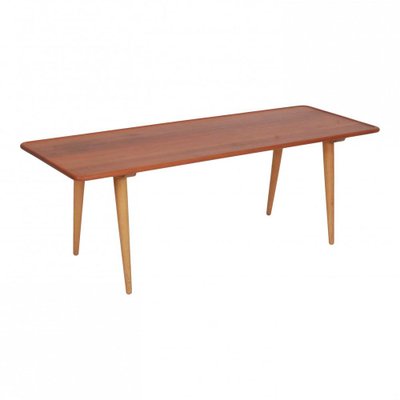 Teak Wood Coffee Table by Hans J. Wegner for Andreas Tuck-MTD-1400118