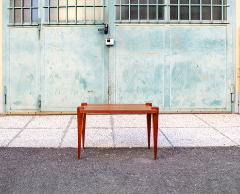 Teak Wooden Coffee Table, Italy, 1960s-VCV-1134290