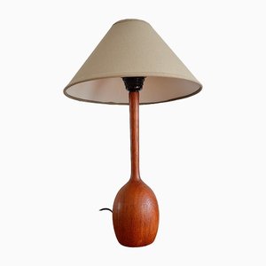 Teak Wooden Table Lamp from Luxus, 1960-OV-1389598