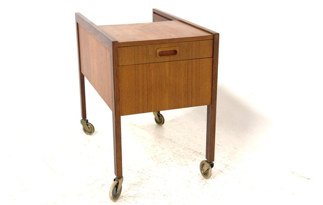 Teak Worktable from Möbel-Ikea, Sweden, 1960s-GEK-1785472