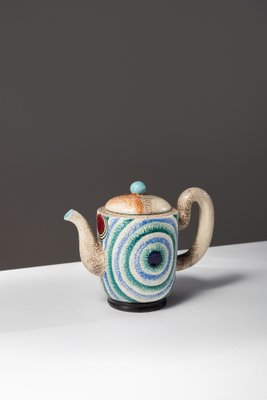 Teapot by Nikolay Diulgheroff and Tullio d'Albisola for Torido Mazzotti, 1930s-ASK-1821008