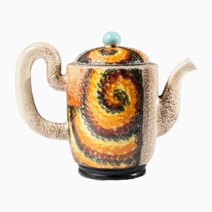 Teapot by Nikolay Diulgheroff and Tullio d'Albisola for Torido Mazzotti, 1930s-ASK-1821008