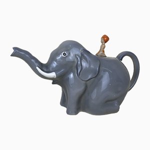 Teapot Model Sabu or Boy on the Elephant from Colclough, England, 1930s-YNA-656098