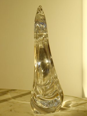 Teardrop Crystal Clock by Jean Daum for Daum, 1960-GT-1673917