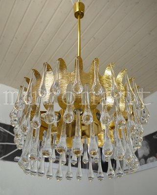 Teardrop Waterfall Chandelier, 1970s-DEK-548798