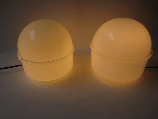 Tecla Table Lamps in Murano Glass by Renato Toso for Leucos, 1960s, Set of 2-ICI-1799389