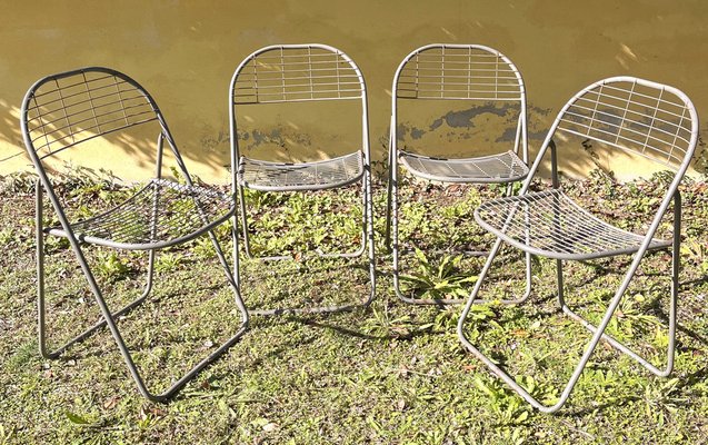 Ted Net Chairs by Niels Gammelgaard fpr Ikea, 1970s, Set of 4-AAR-1746974