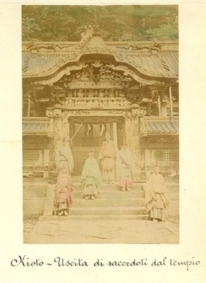 Temples in Japan - Ancient Albumen Print 1870/1890 1870/1890-ZCI-760799