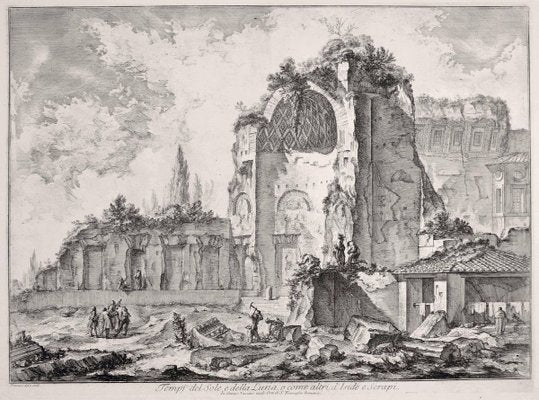 Temples of Iside and Serapi - Etching by G. B. Piranesi - 1759 1759-ZCI-759268