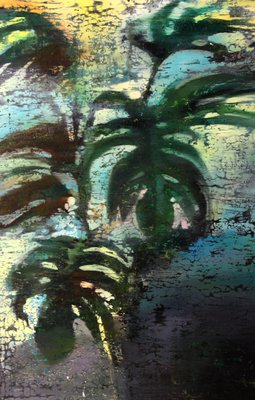 Teona Yamanidze, Monstera, 2021, Oil on Canvas-CHG-1272663