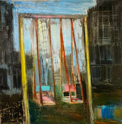 Teona Yamanidze, The Playground, 2022, Oil on Canvas-CHG-2037537