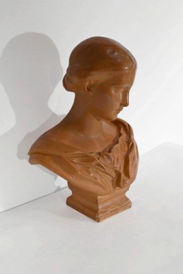 Terracotta Bust from Atelier Lorenzi, 1920s-RVK-1420520