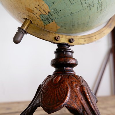 Terrestrial Globe by E. Bertaux, Paris, 19th Century-NYF-2018865