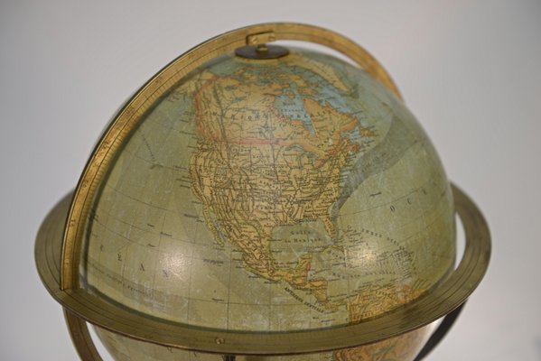 Terrestrial Globe on Wooden Base from M.Vivien De Saint Martin, Paris-NEN-2020075