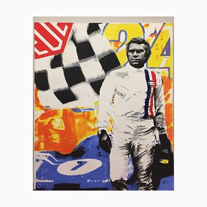 Tessi, Steve McQueen, Mixed Media on Canvas-KHH-1204439